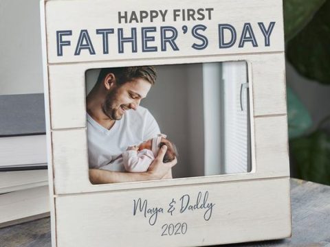 Image for Father's Day Shiplap Picture Frame