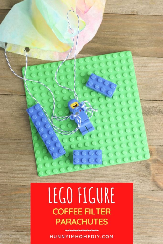 Lego Figure Coffee Filter Parachutes