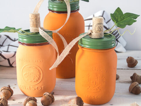 Image for Mason Jar Crafts for the Fall: Pretty Pumpkin Decor