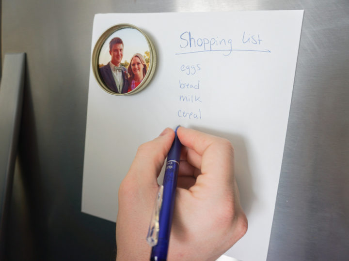 Image for Mason Jar Lid Magnets - DIY Photo Magnets!