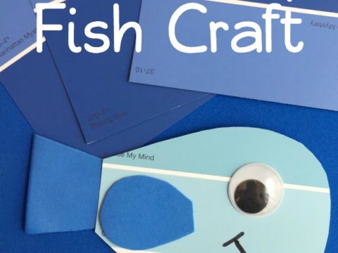 Image for Paint Chip Fish Craft