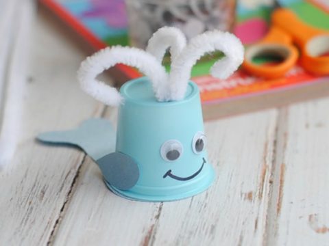 Image for Kids Upcycled K-Cup Whale Craft