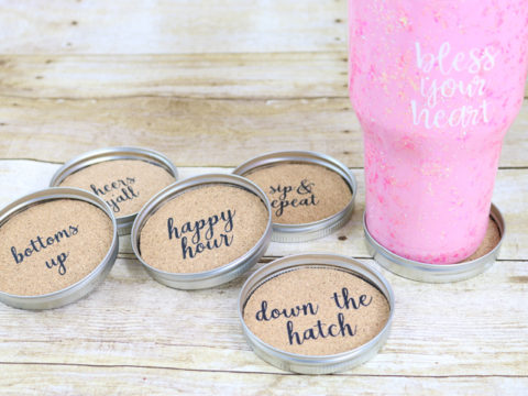 Image for How to Make Mason Jar Lid Coasters