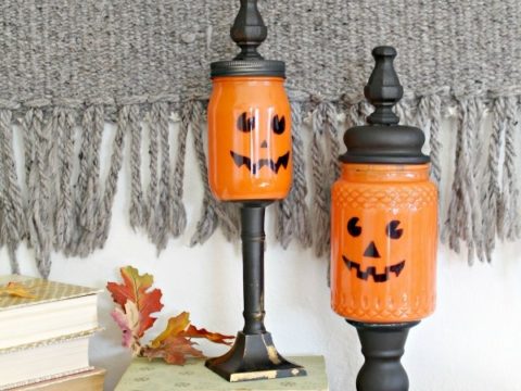 Image for Mason Jar Craft: Pumpkin Candy Jars