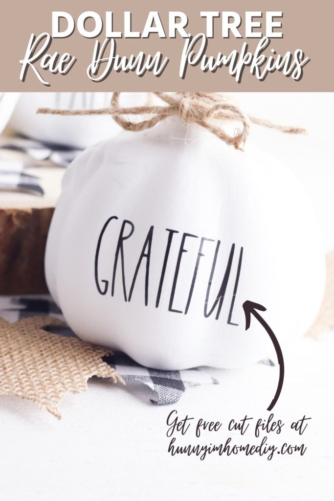 DIY Rae Dunn fall decor