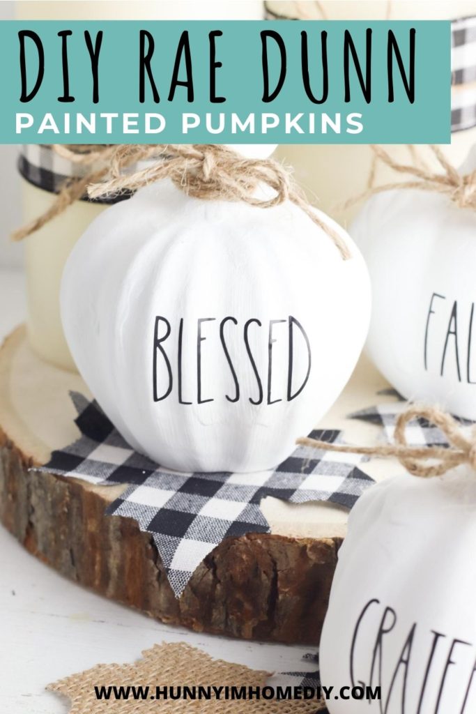 Fall farmhouse pumpkins DIY