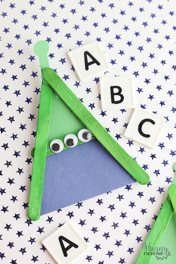 Toy Story Alien Letter A Preschool Craft