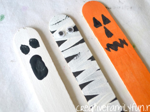 Image for Halloween Puppets from Craft Sticks