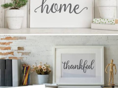 Image for Free Hand Lettered Printable Signs
