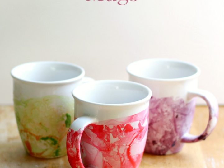 Image for DIY Marbled Nail Polish Mugs