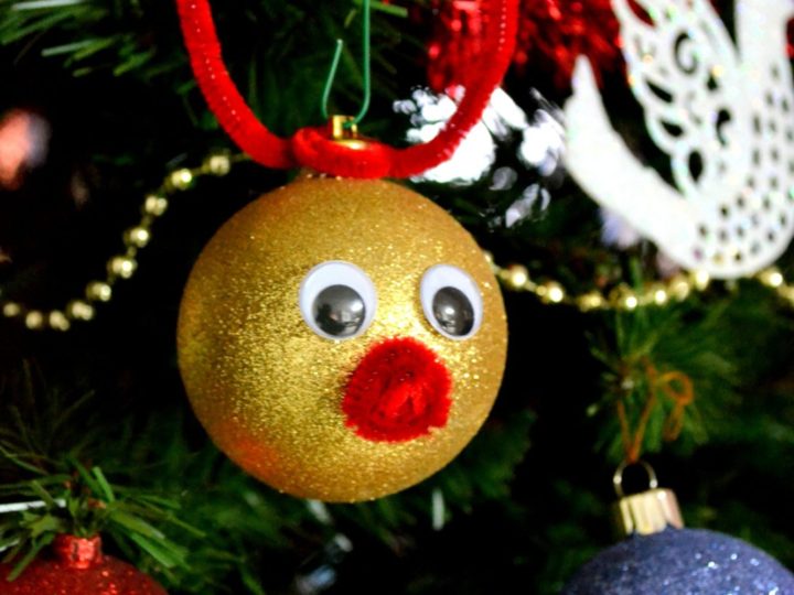 kid Christmas ornament crafts