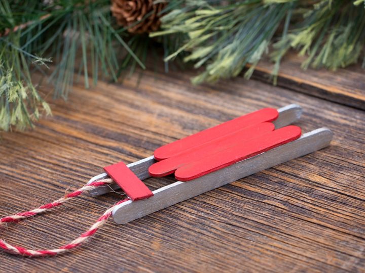 Image for Popsicle Stick Sled Ornament