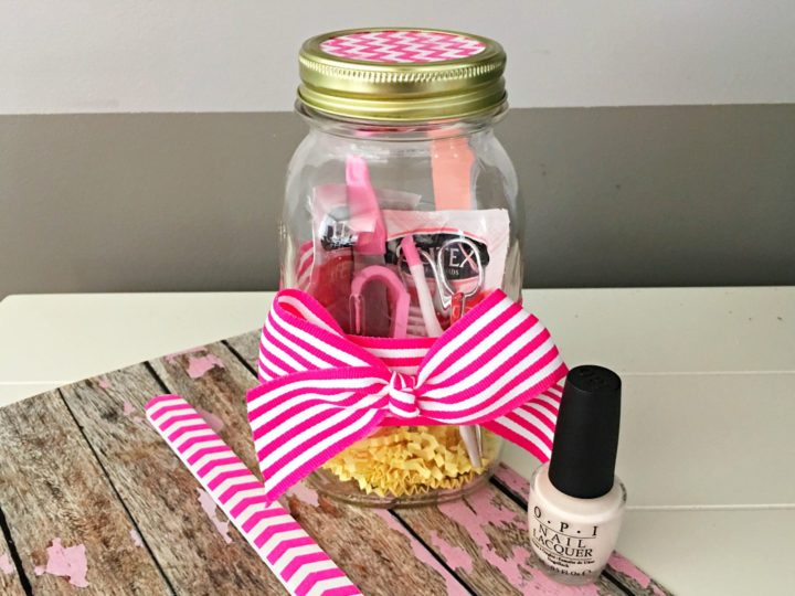 Image for Mason Jar Christmas Gifts: Mani Pedi in a Jar