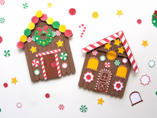 Image for Popsicle Stick Gingerbread House Craft