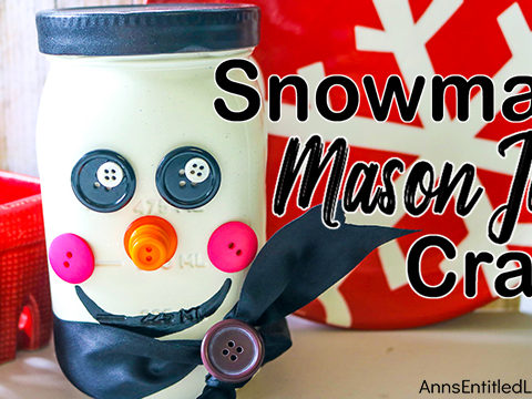 Image for Snowman Mason Jar Craft DIY