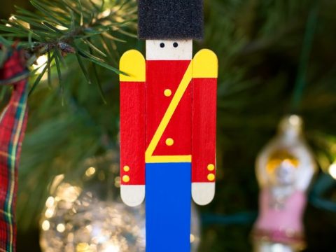 Image for How to Make a Popsicle Stick Toy Soldier Ornament