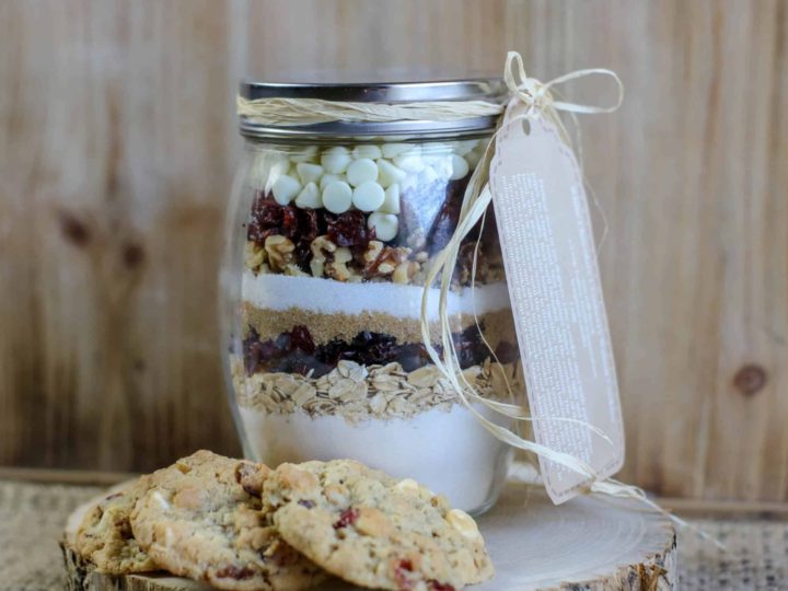 Image for White Chocolate Cranberry Cookie Mix Jar