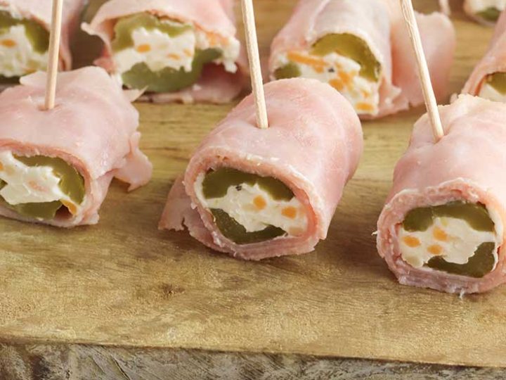 Image for Easy 4-Ingredient Gluten Free Pickle Appetizers