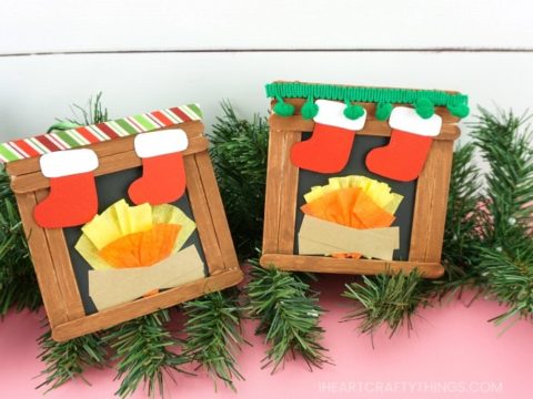 Image for Craft Stick Fireplace Ornaments