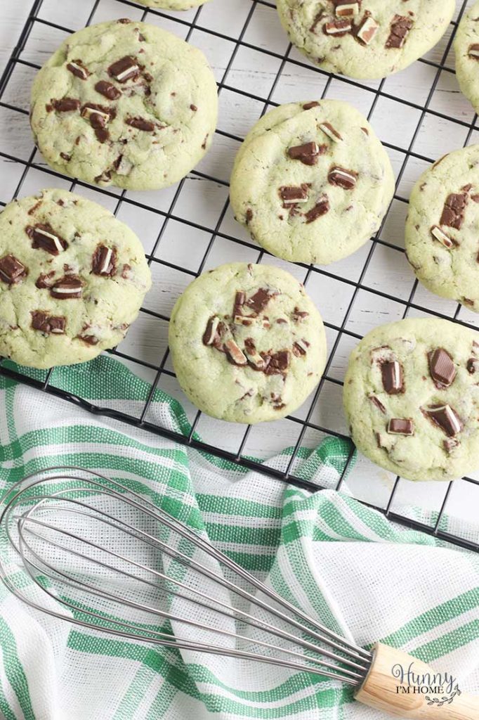 gluten free Andes mint cookies