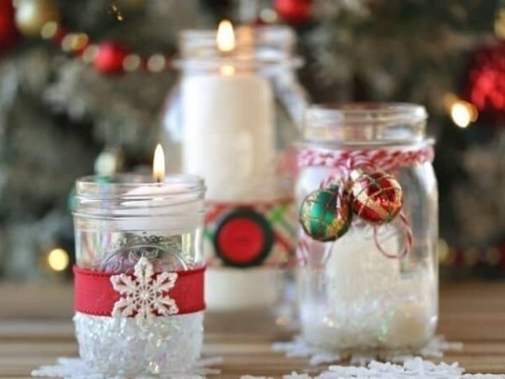 Image for Mason Jar Christmas Candles