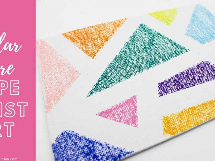 Image for DIY Dollar Store Tape Resist Art