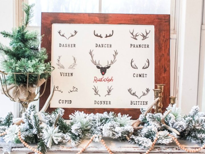 Image for DIY Reindeer Christmas Sign