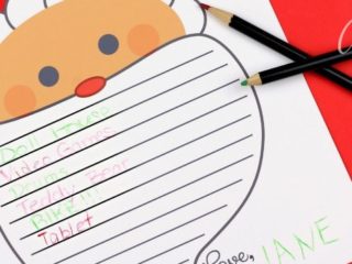 Image for Letter To Santa Printable: print off this free letter to santa for your kids!