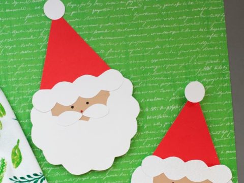 Image for Santa card for kids to make