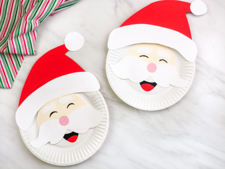 Image for Paper Plate Santa Craft For Kids