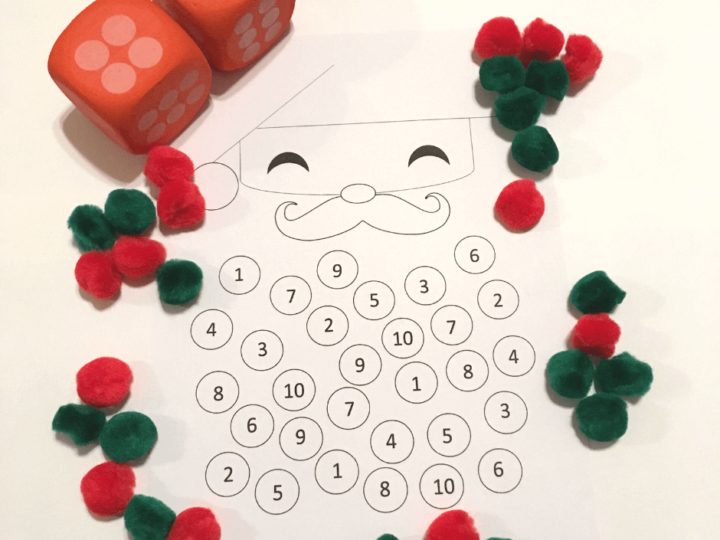 Image for Christmas Counting Worksheet: Santa Math Fun!