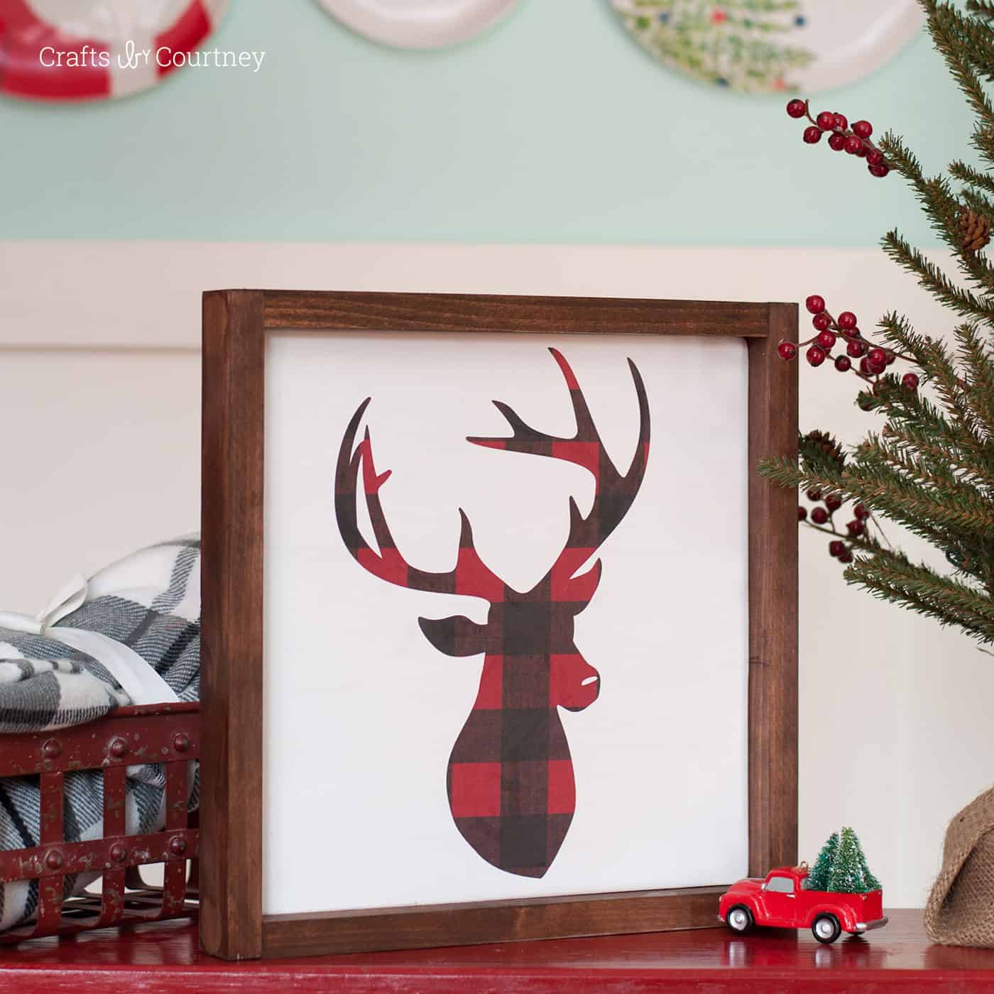 Image for Farmhouse Style Christmas Sign in Four Easy Steps