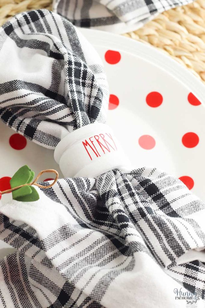 Rae Dunn napkin rings