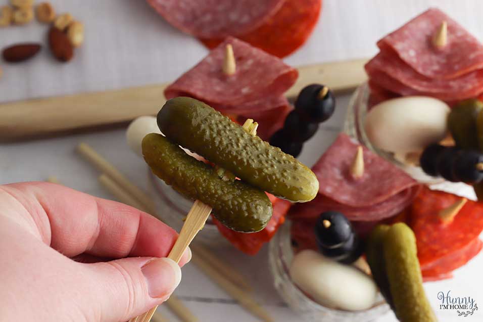 individual low carb charcuterie