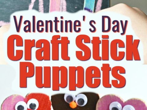 Image for Valentine's Day Craft Stick Puppets · Pint-sized Treasures
