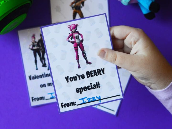 Image for Free Printable Fortnite Valentines