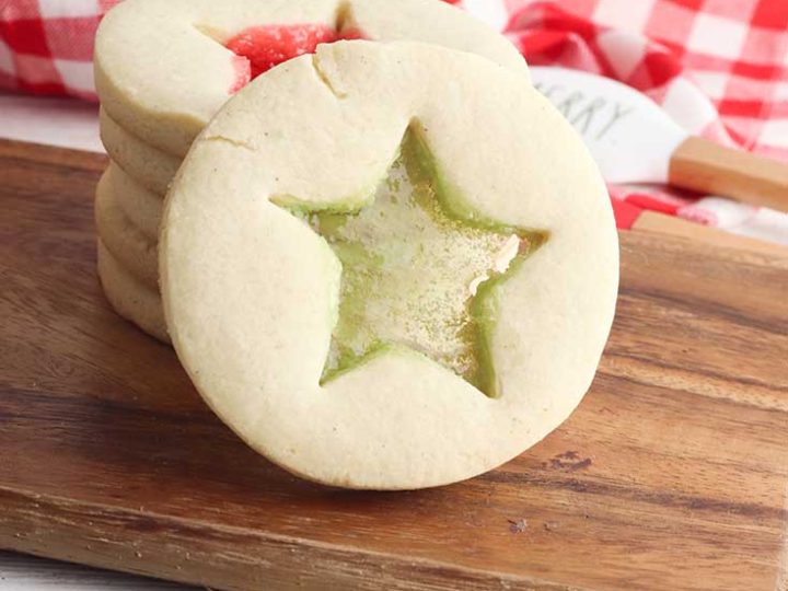 gluten free stained glass cookies