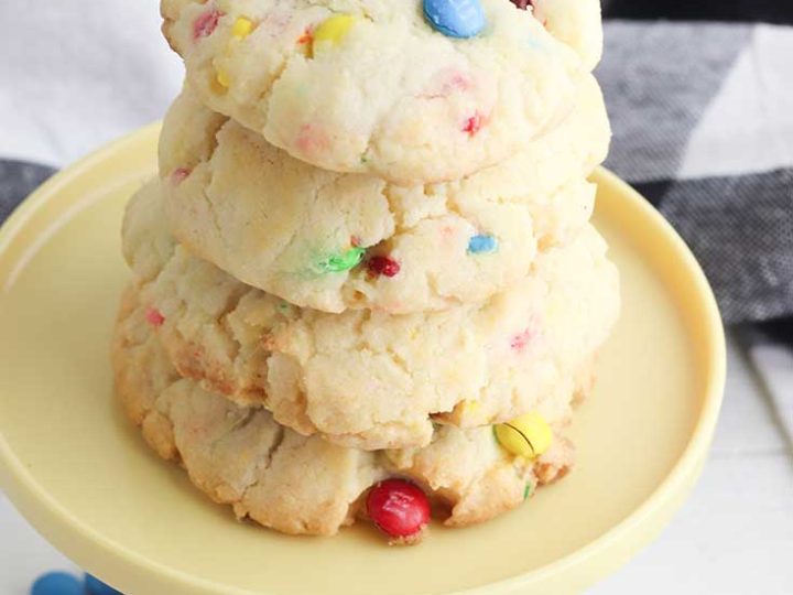 3 ingredient funfetti cookies