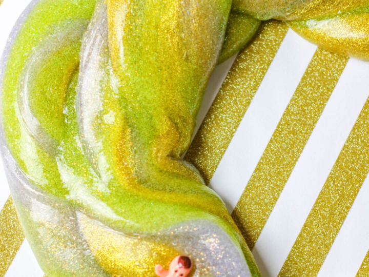 Image for Colourful Mardi Gras Contact Solution Slime Recipe