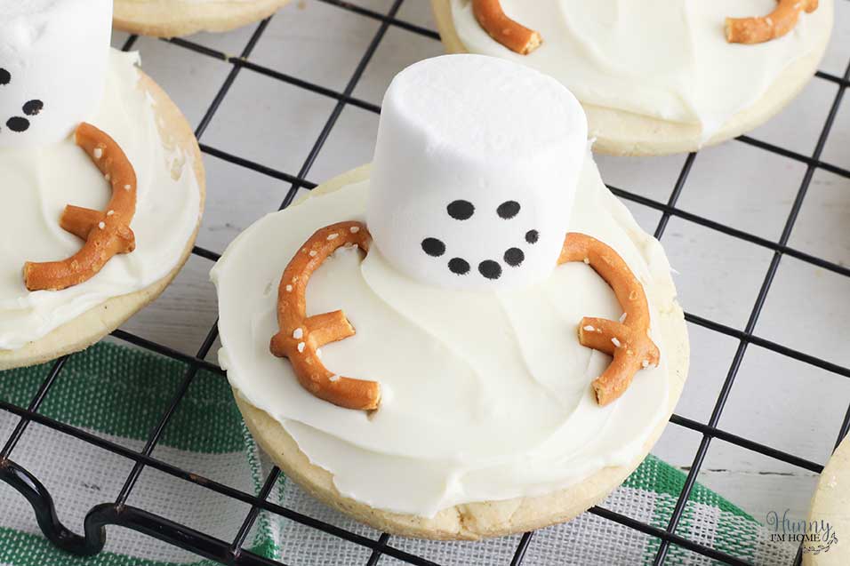 recipe for gluten free snowman cookies