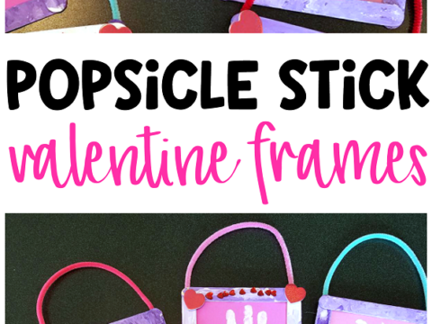 Image for Popsicle Stick Valentine Frames