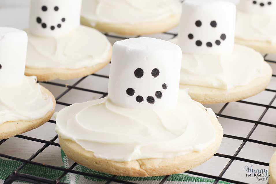 melted snowman cookies recipe