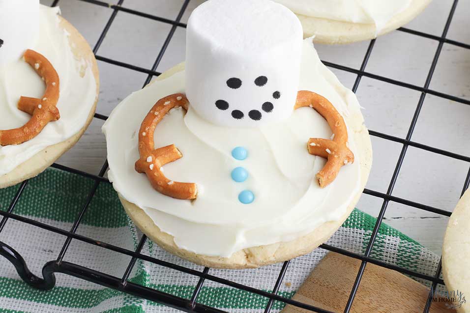 recipe for gluten free melted snowman cookies