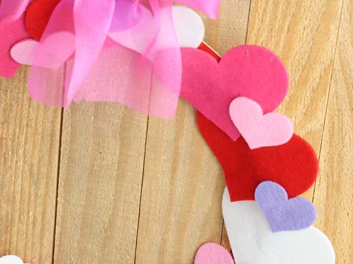 Toddler heart craft
