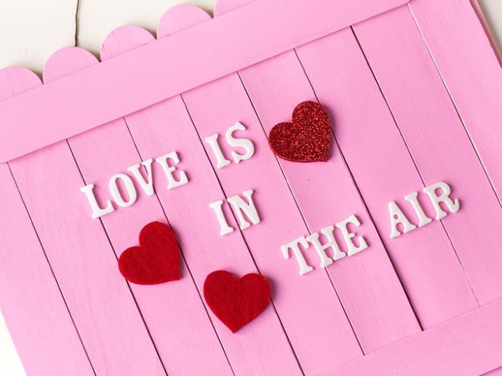 Image for How to Make a DIY Valentine's Day Wall Sign