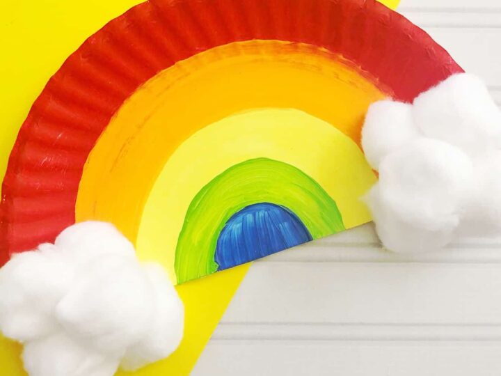 Image for How To Make A Paper Plate Rainbow Craft For Kids