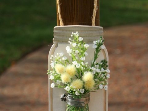 Image for Farmhouse Decor: Jar Flower Holder