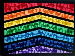 Image for Stained Glass Rainbow Suncatcher: Color Activity