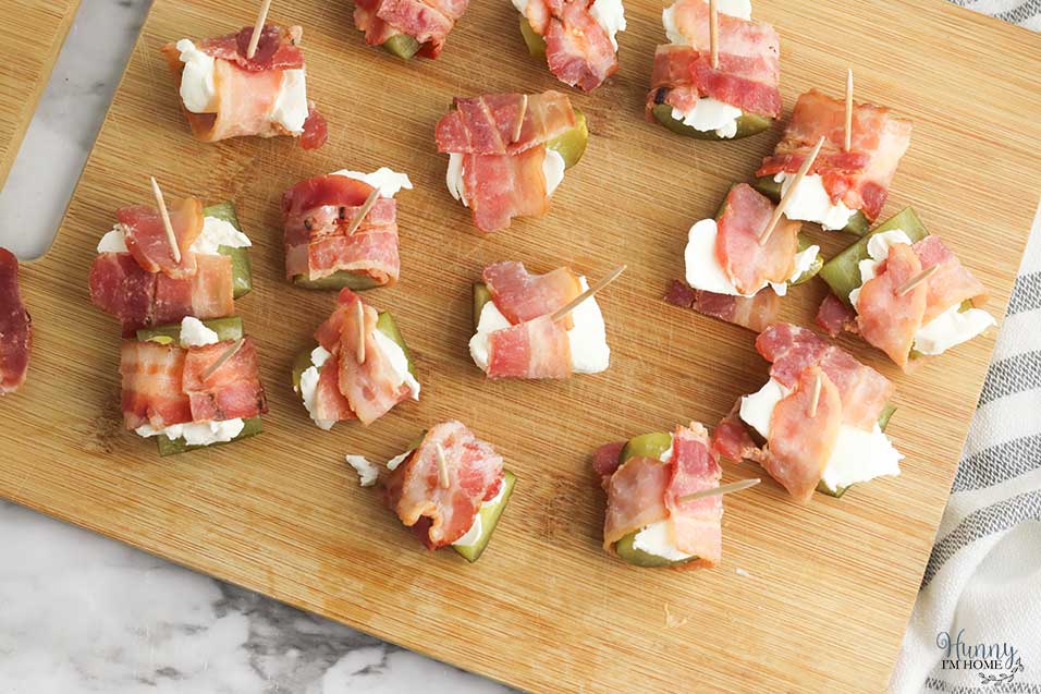 bacon wrapped pickles keto