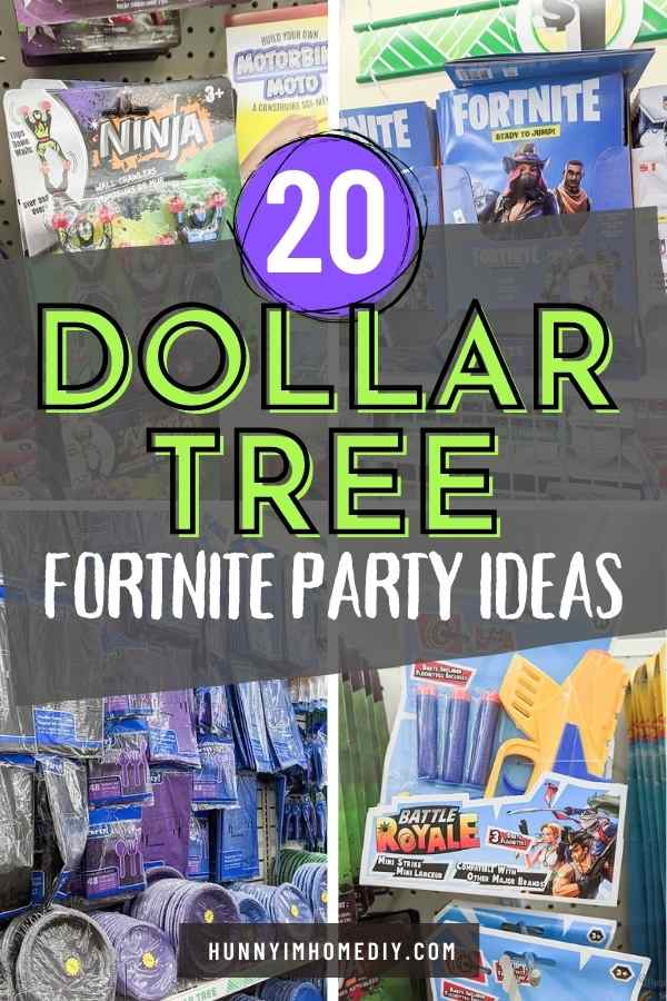 20 Awesome Dollar Tree Fortnite Party Ideas to Save You Money